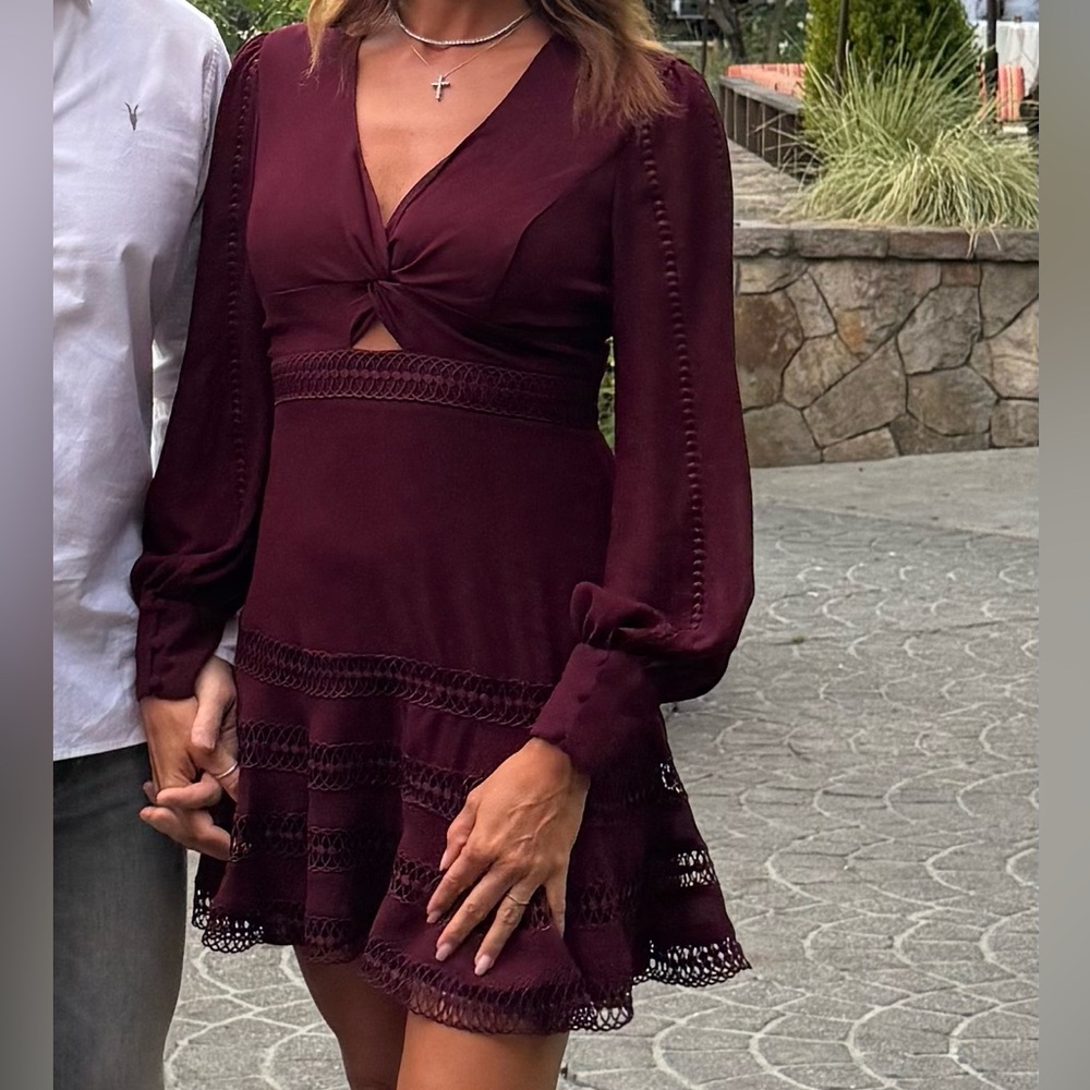 Bardot Long Sleeve Dress